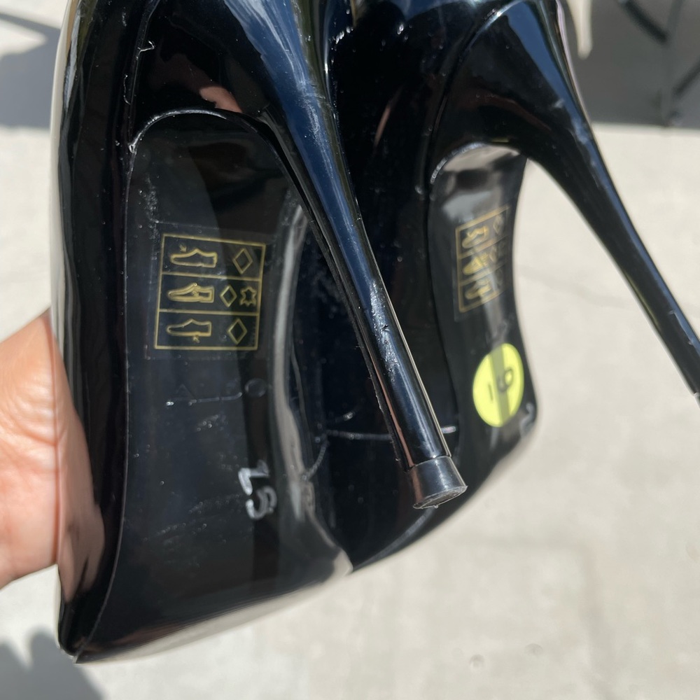 Aldo Black Shoes size 9 wearing only once